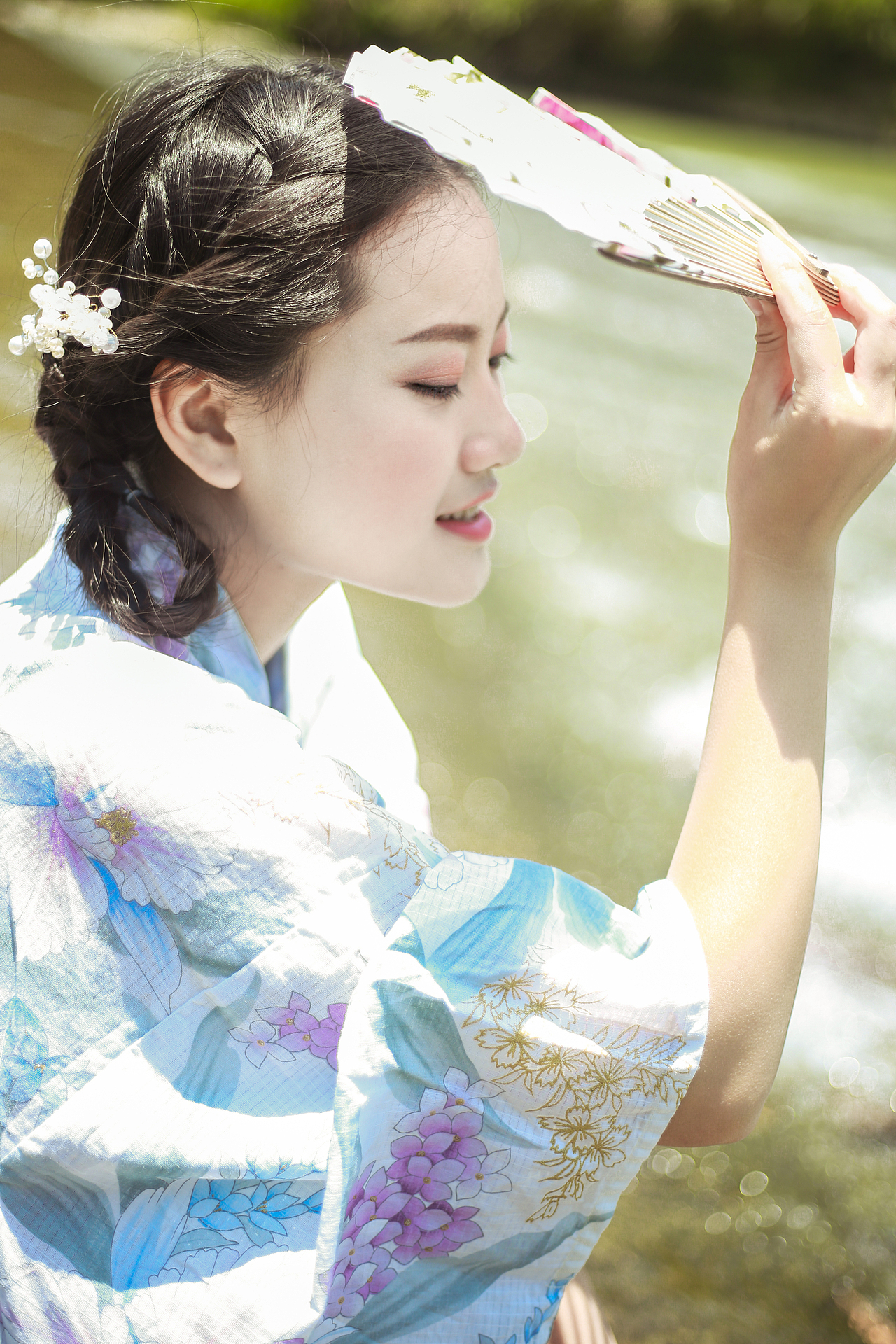 《夏野》(少女、双子写真)