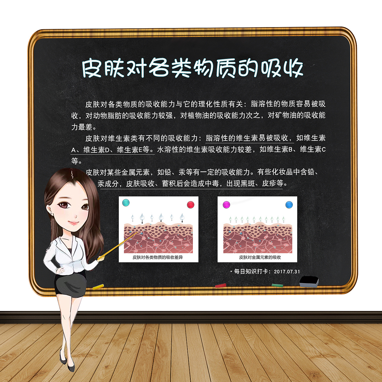 朋友圈配图/小知识朋友圈推广/美容护肤/新媒体推广图