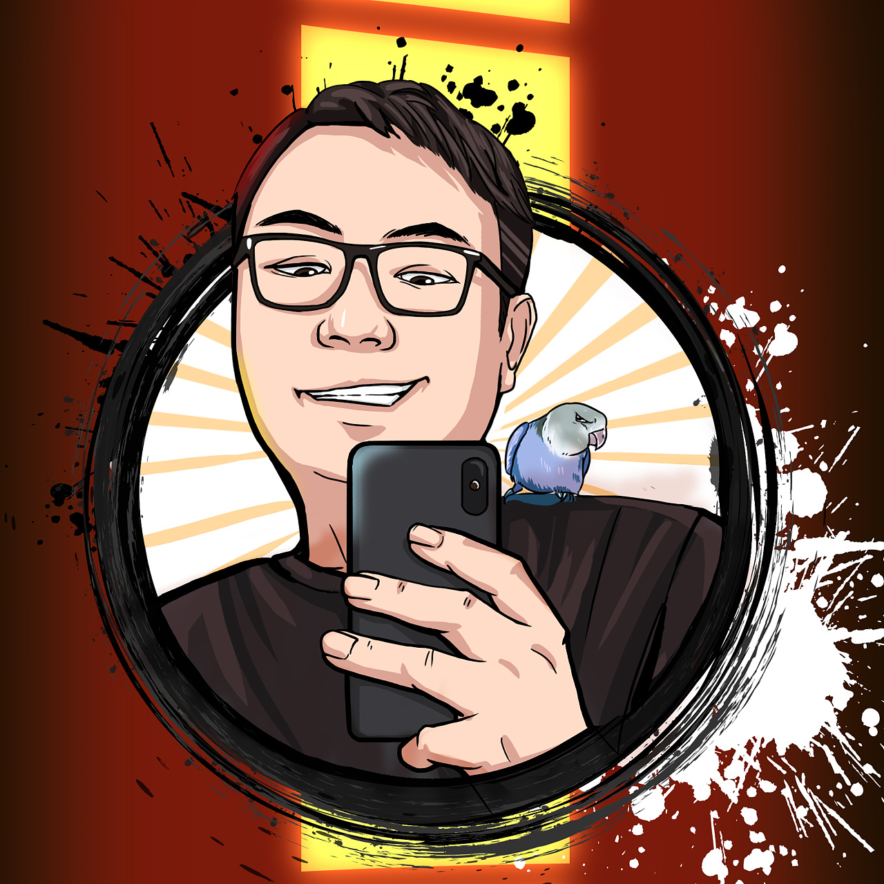 人物头像|插画|商业插画|尧尧唏嘘 - 原创作品 - 站酷 (zcool)