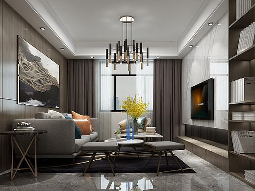 现代家装（个人主页-ZNDU0MzUxMzI=） - 家装设计 - 站酷设计师云想视觉原创素材 - 站酷ZCOOL