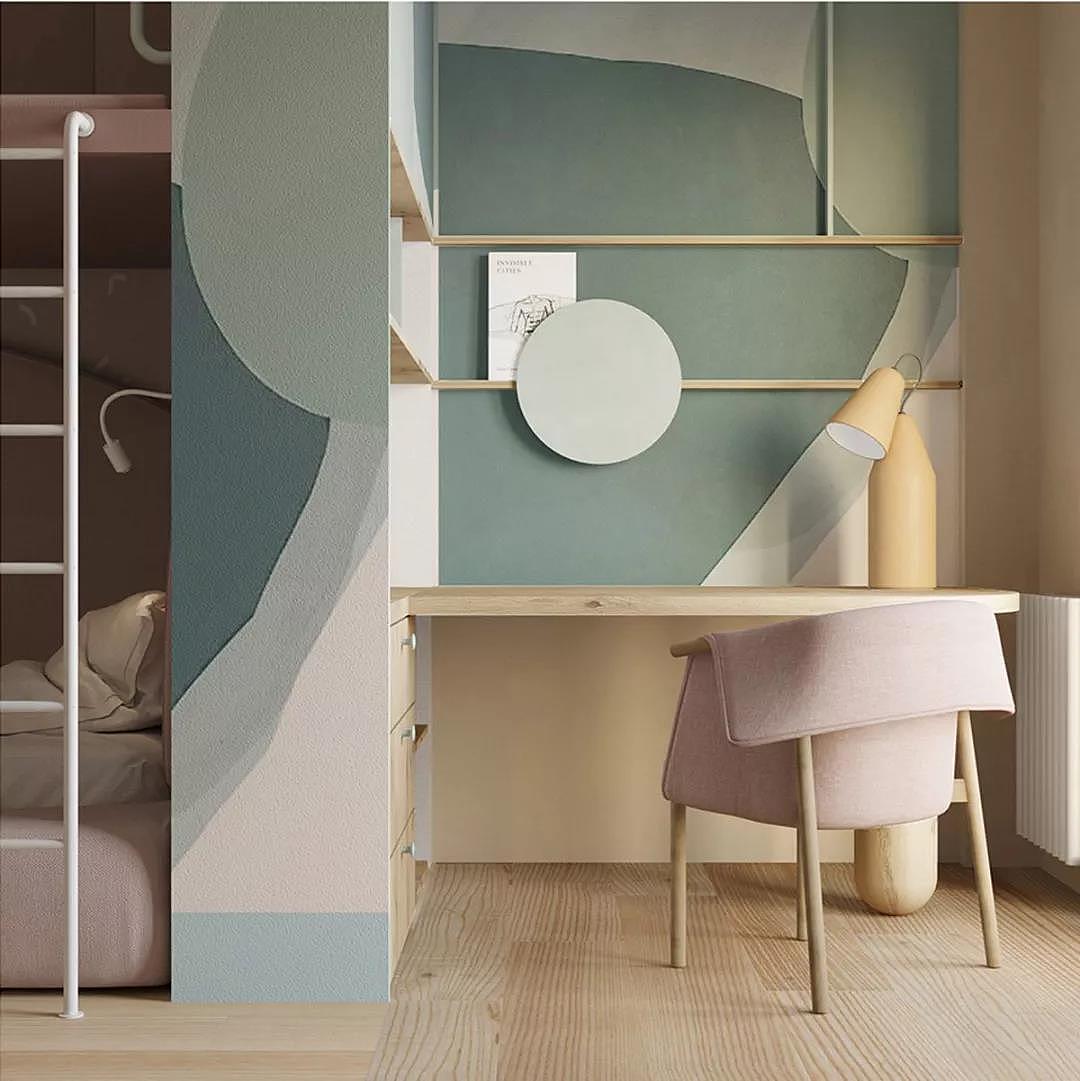 乌克兰86平现代复式装修,别致美观