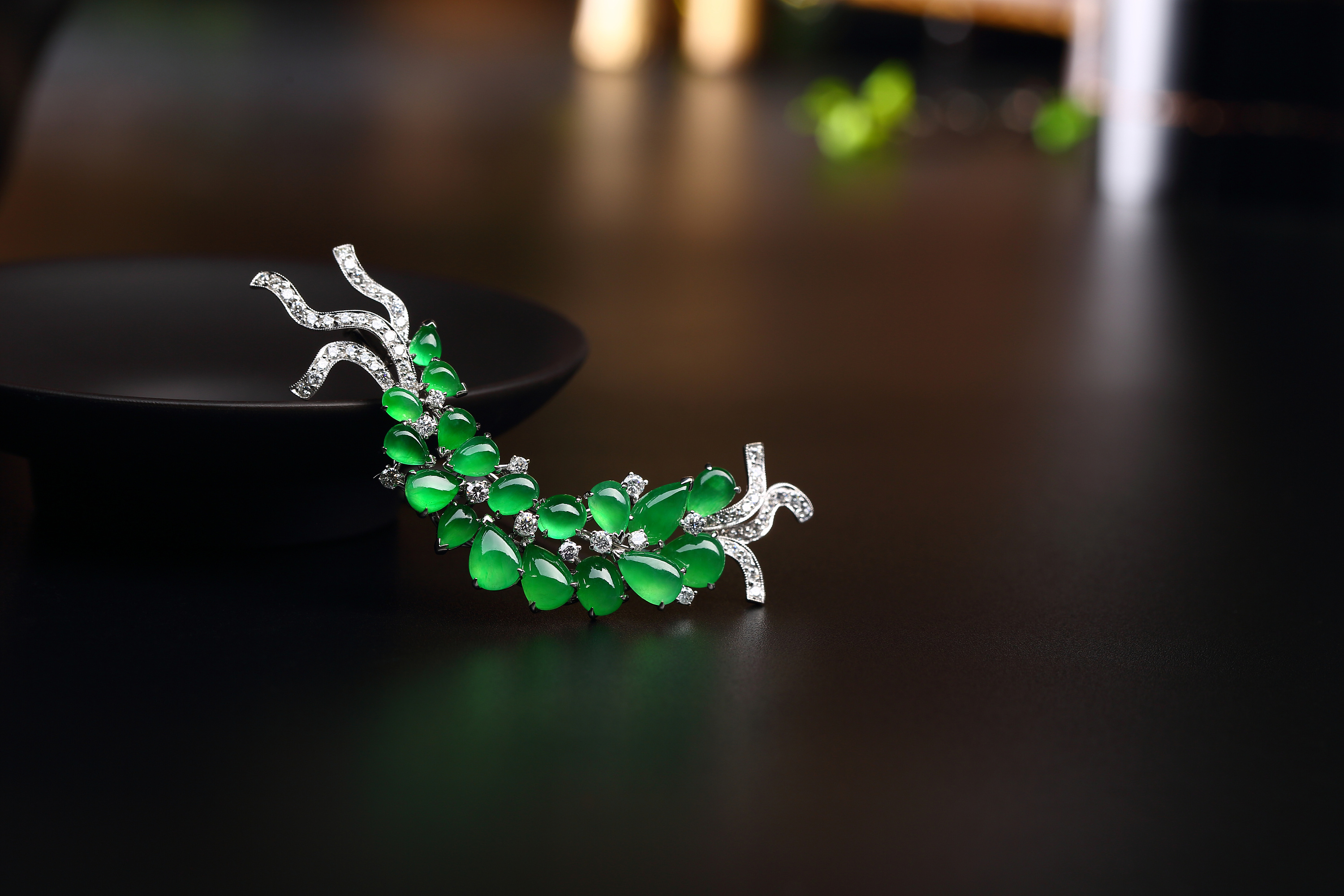 翡翠摄影原图(胸针)