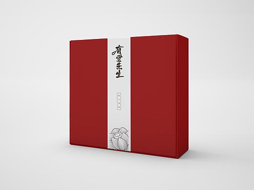 蛋黄酥包装腰封设计