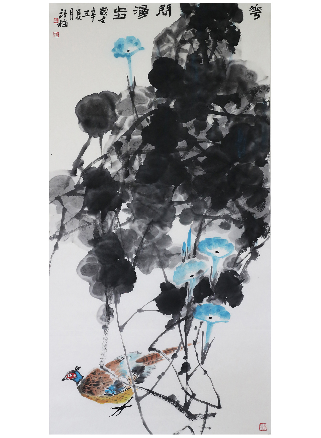 中国美术家协会会员马新梅花鸟画作品