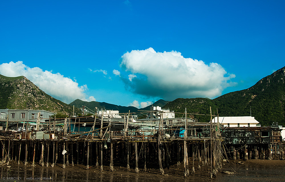 那里天是那么的蓝,以致于拍得每一张片子都那么的好看