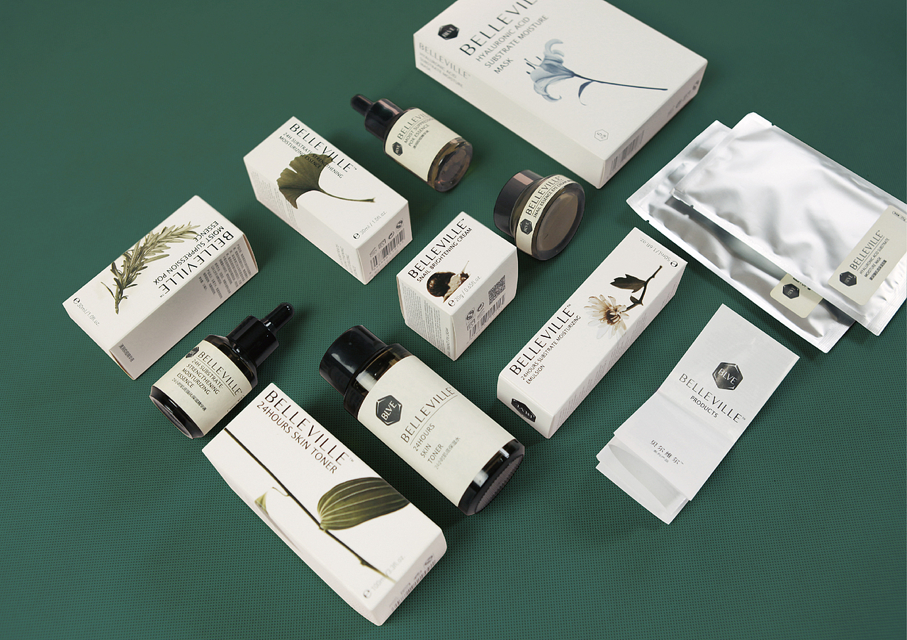 MOROCODesign-贝尔维尔植物药妆/品牌形象及产品包装（图ZNDgwMjIyNTY=） - Logo - 站酷设计师MOROCODesign原创素材 - 站酷ZCOOL