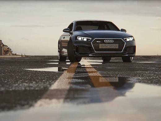 [虚幻4] 奥迪RS5汽车可视化交互与光线追踪实时渲染