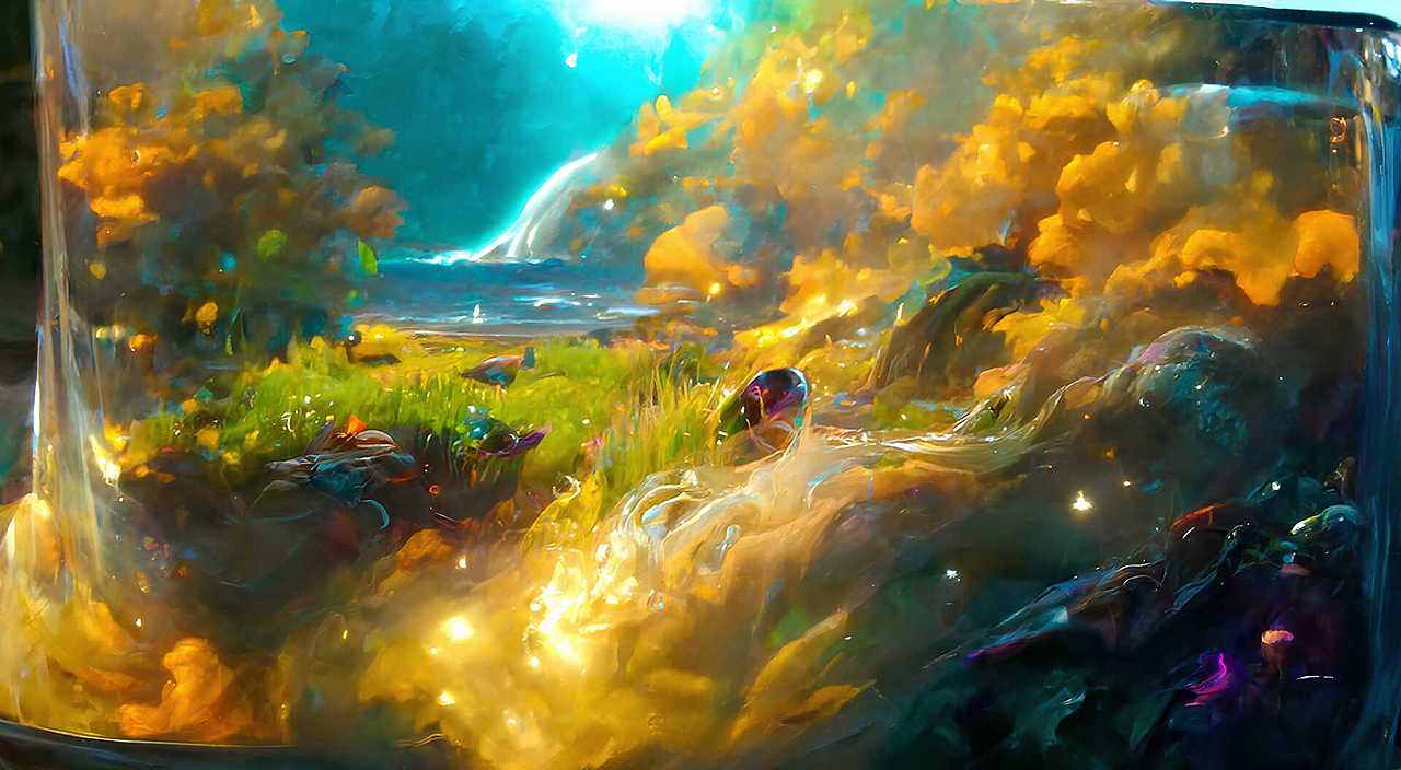 杯中世界-ayu醒梦如画-58/365（图ZMjk5MjI1MTY4） - 儿童插画 - 站酷设计师AYUS原创素材 - 站酷ZCOOL