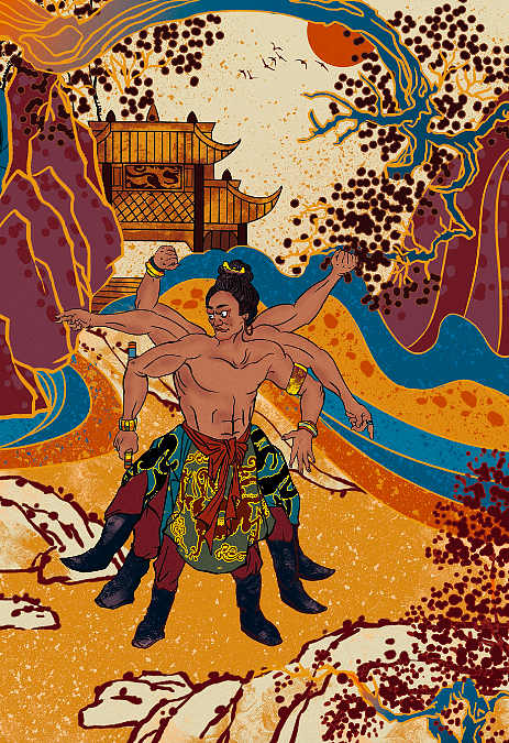 山海经（图ZMjk4OTM3Njg4） - 商业插画 - 站酷设计师果陀原创素材 - 站酷ZCOOL
