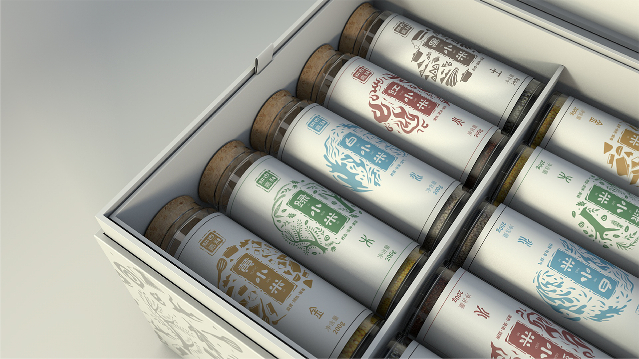 耕谷嘉和logo包装设计