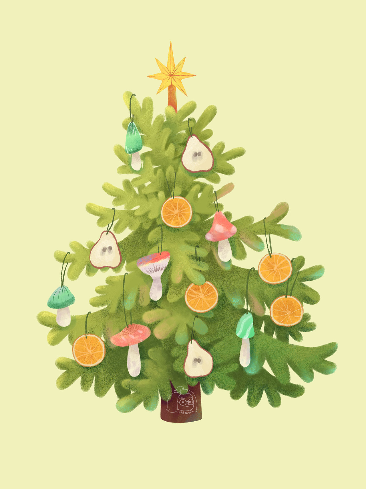 奇奇怪怪圣诞树（图ZMzU4Mzc5Njk2） - 创作习作 - 站酷设计师大绿棉拖原创素材 - 站酷ZCOOL