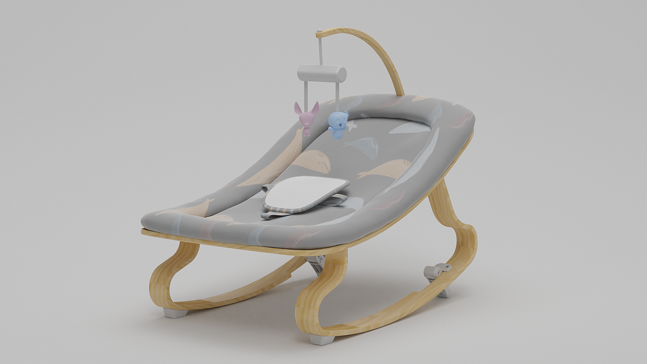 图片渲染-婴儿摇篮渲染-合集作品2123