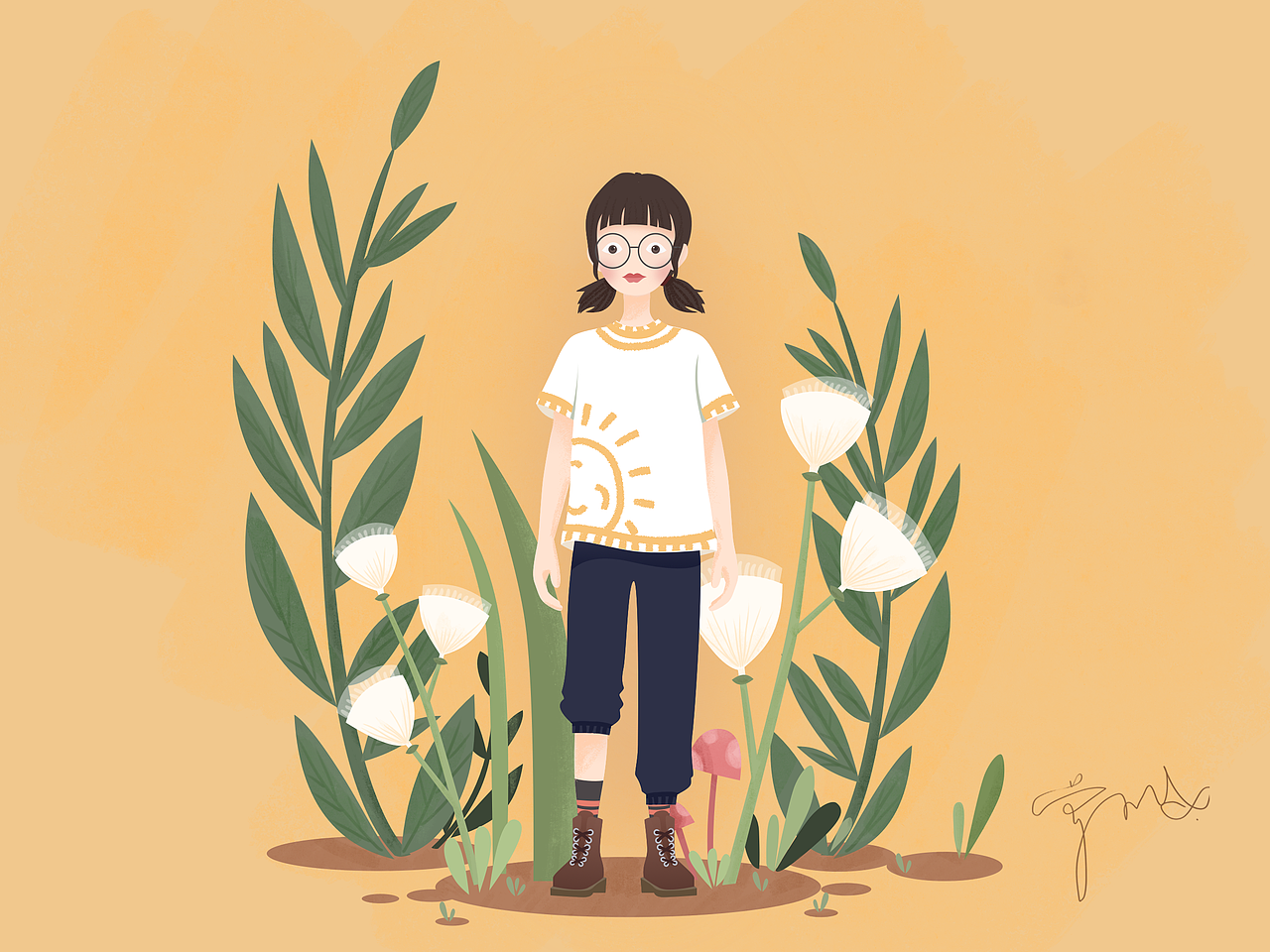 心不在焉的女孩