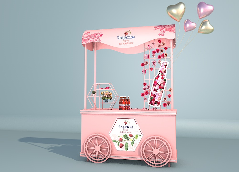 福佳玫瑰桶啤售卖车