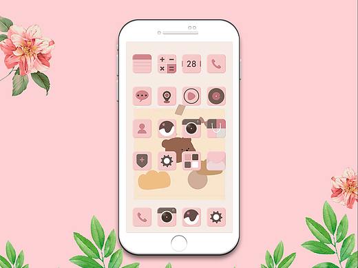 手机图标展示界面(临摹)