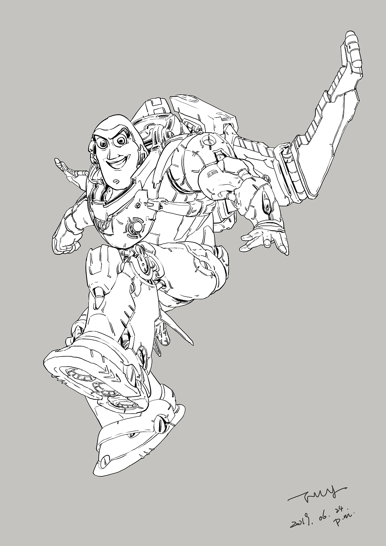 练习——巴斯光年|插画|创作习作|我不是寸头_原创作品-站酷zcool