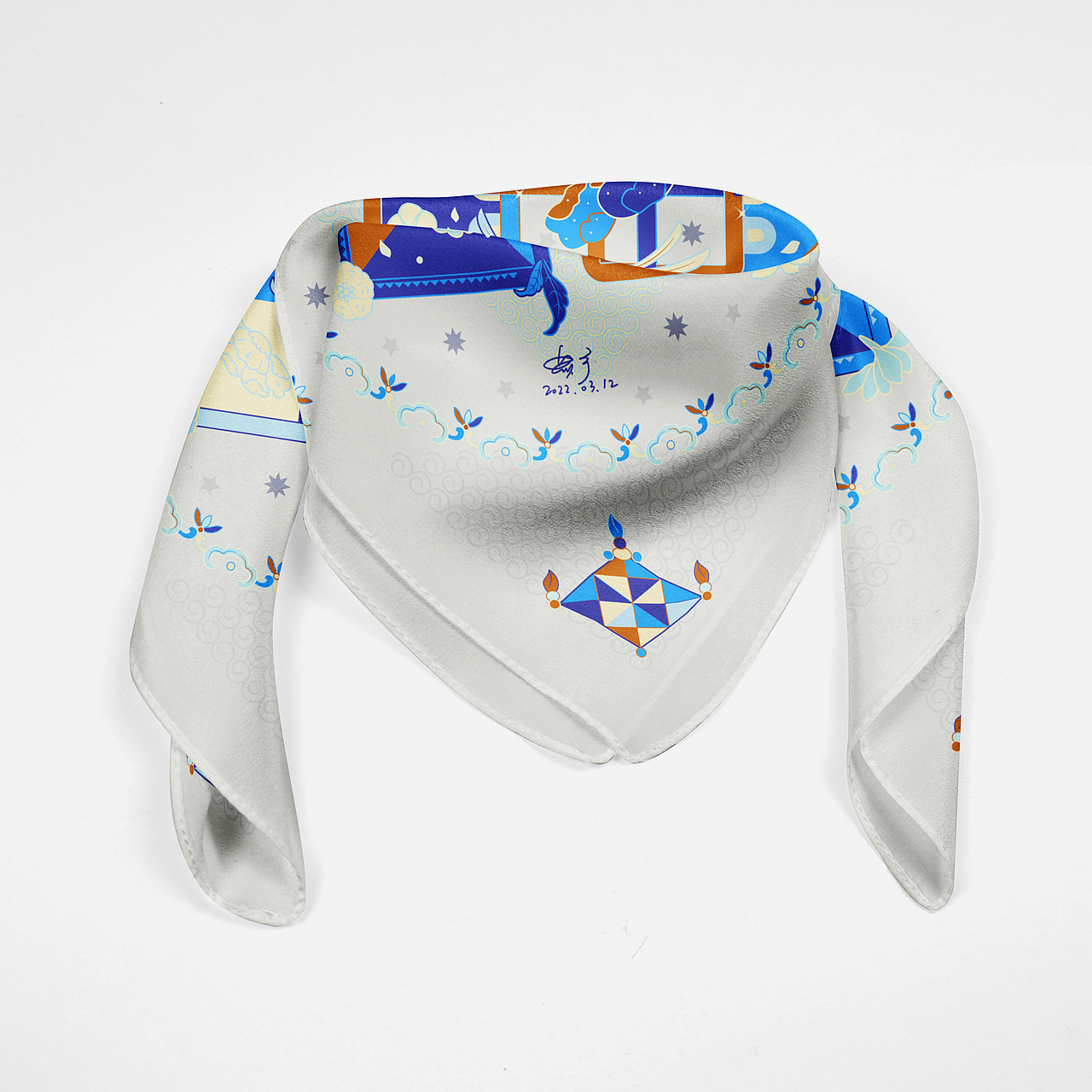 #插画#遇见岭南，满洲窗花，漫天飞花，文创印花图案（图ZMjkyNTg1NDg4） - 商业插画 - 站酷设计师alynnn原创素材 - 站酷ZCOOL