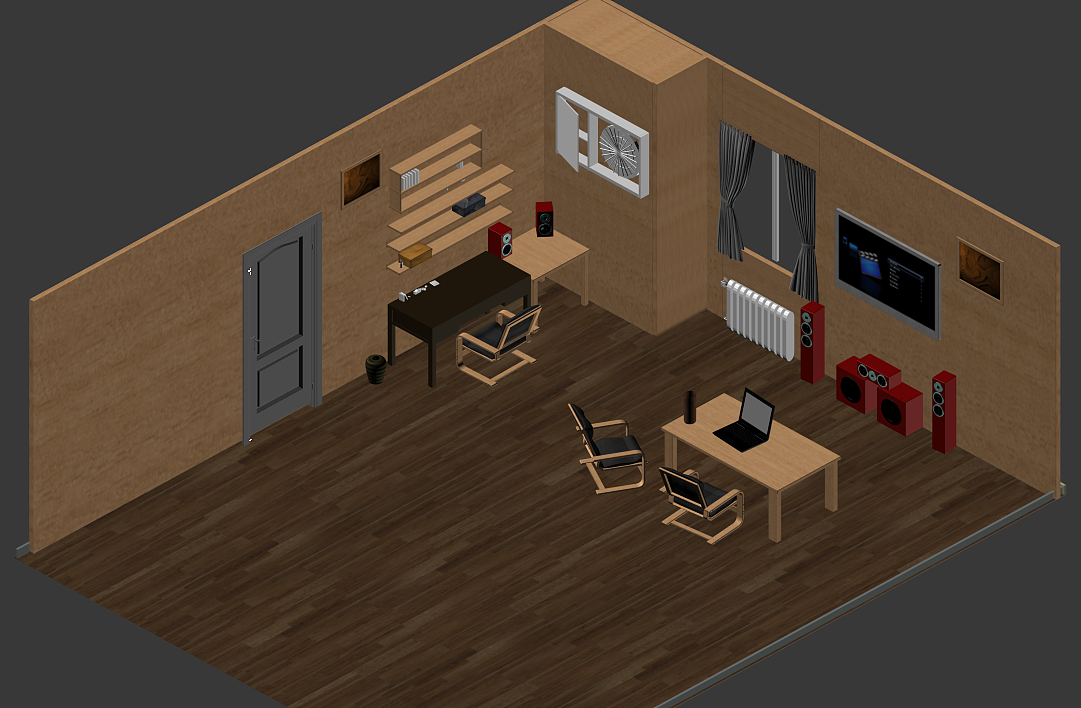 3d建模与贴图作品