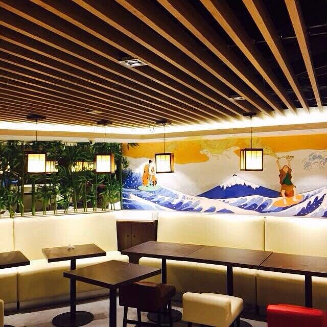 幸福在神奈川冲浪里（图ZMjQ0NzgxODA=） - 新锐潮流插画 - 站酷设计师一山設計原创素材 - 站酷ZCOOL