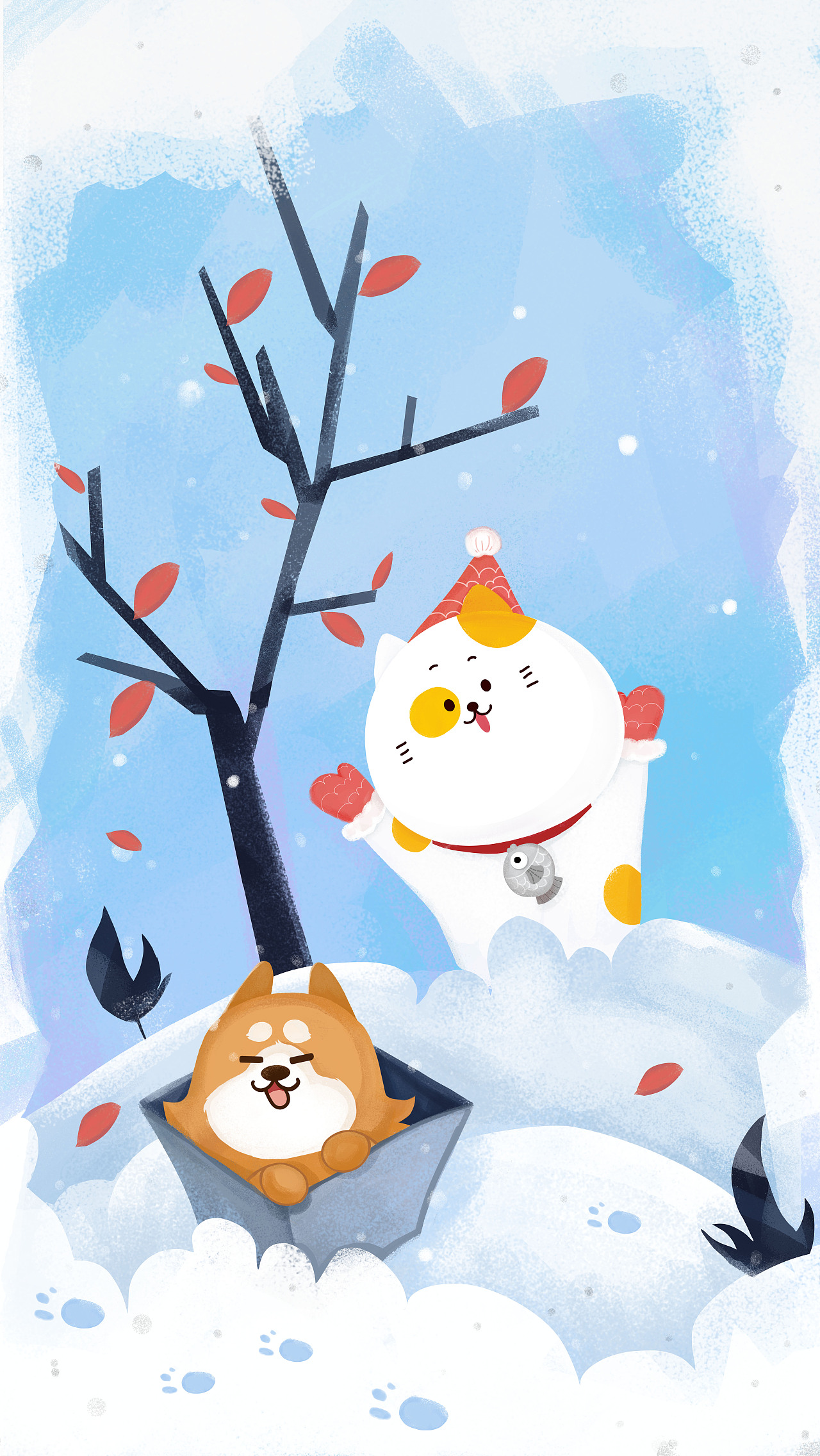 多鱼24节气（图ZMTA1MDEwNjYw） - 商业插画 - 站酷设计师佐佐木莉佳原创素材 - 站酷ZCOOL