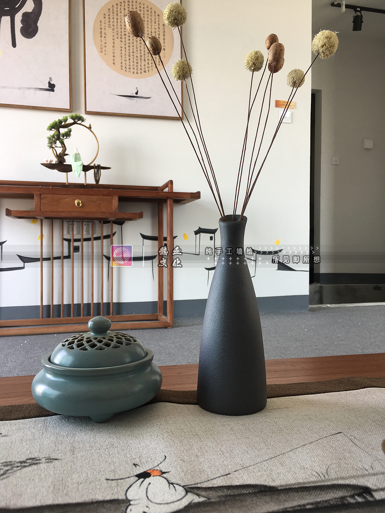 楼盘金地风华 墙绘壁画
