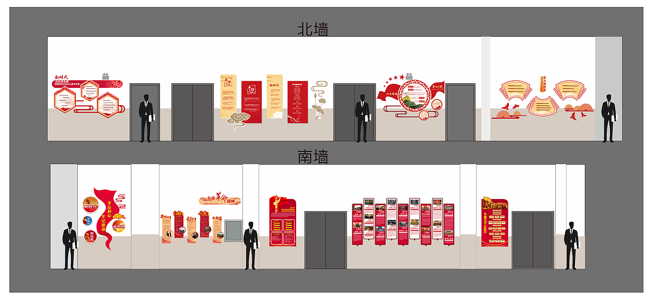 黨建文化墻（圖ZMTg3OTk2NzIw） - 其他平面 - 站酷設(shè)計(jì)師Jiayi_鐘原創(chuàng)素材 - 站酷ZCOOL