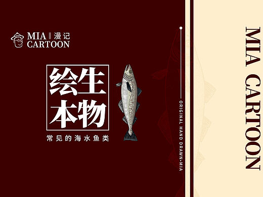 生物绘本图鉴——水产市场常见的海水鱼