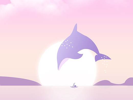 海豚飞舞
