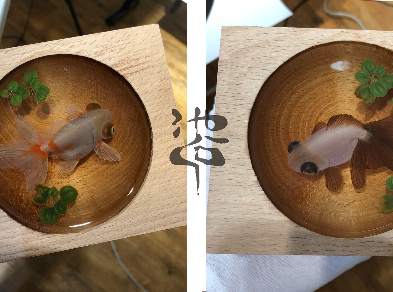 平日的一些树脂画习作