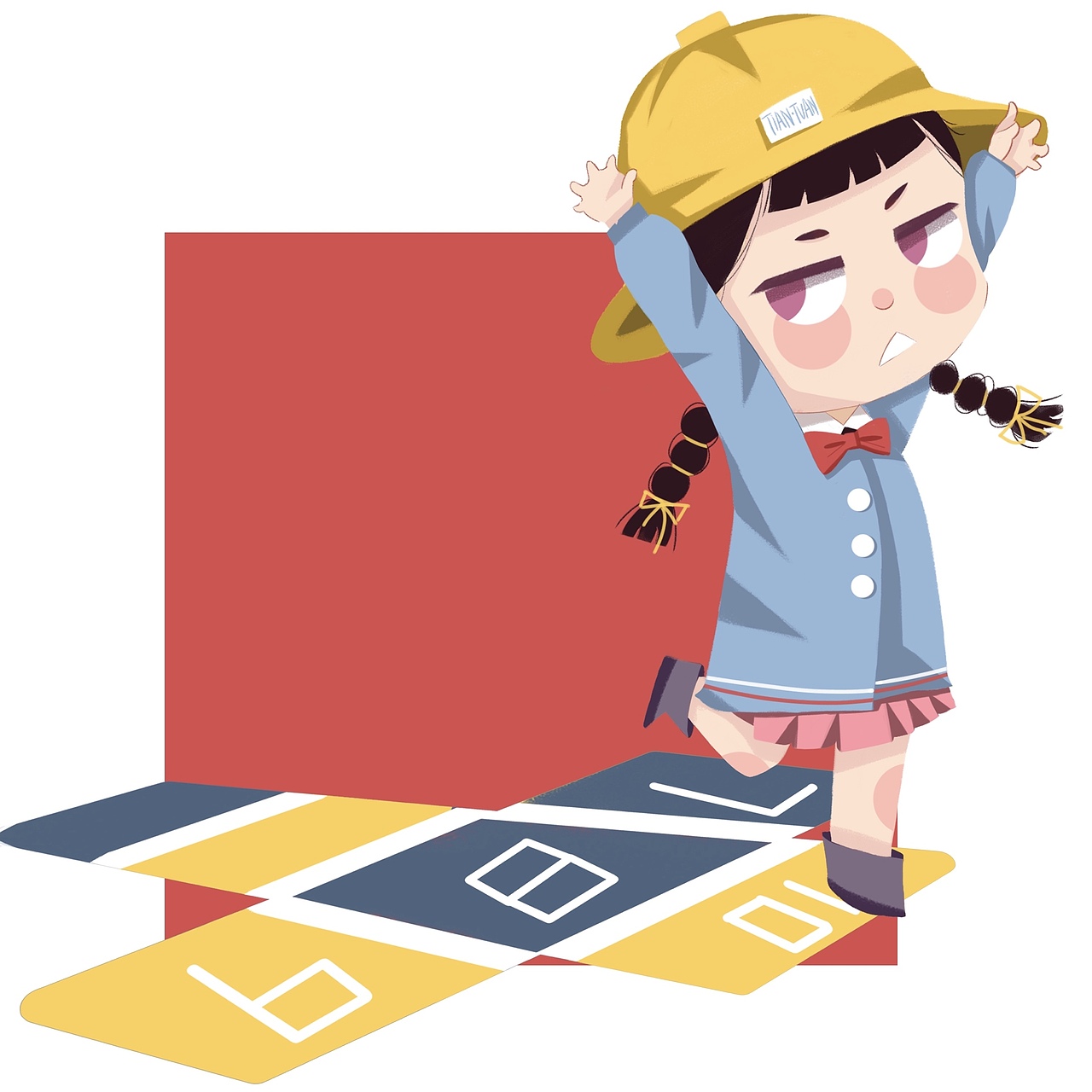 原来是小可爱呀（图ZMjEyMTU1Nzcy） - 儿童插画 - 站酷设计师三月屿猫原创素材 - 站酷ZCOOL