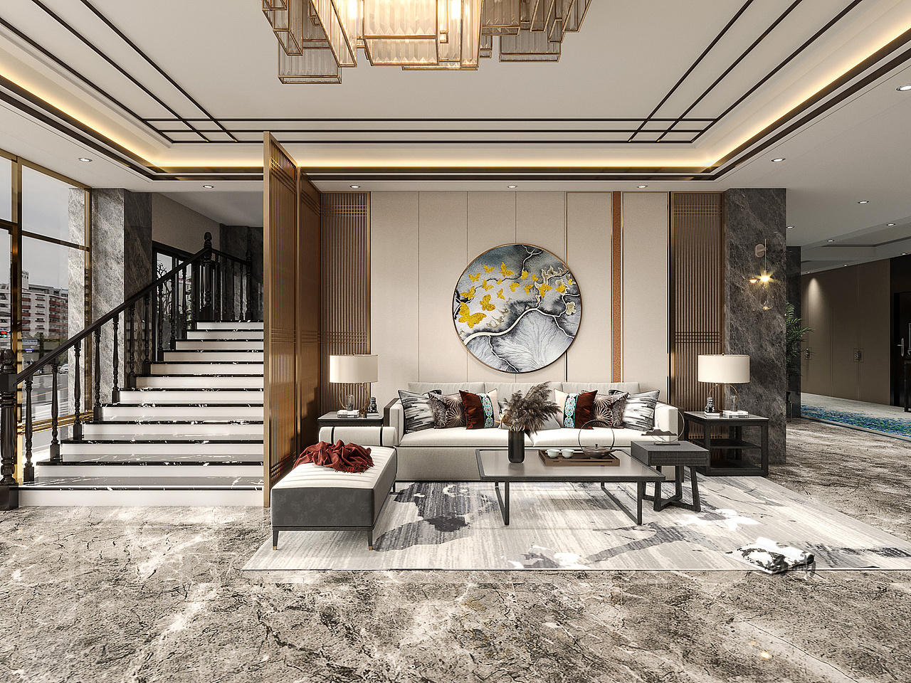 新中式餐饮空间，尽显新东方人文艺术气质与底蕴！