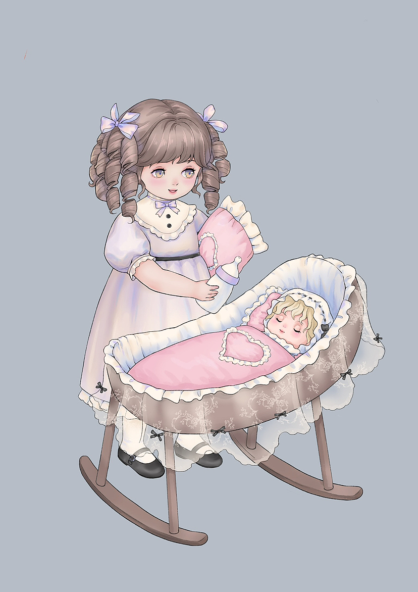 复古风小女孩的日常