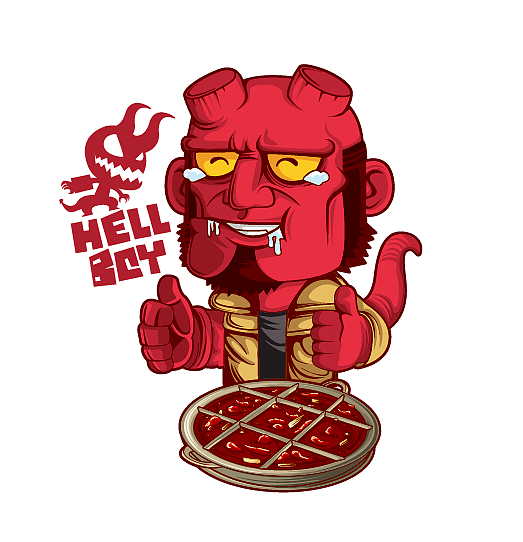 火锅店墙画（图ZMTk3MTgyMzI=） - 商业插画 - 站酷设计师狂奔的包子插画铺原创素材 - 站酷ZCOOL