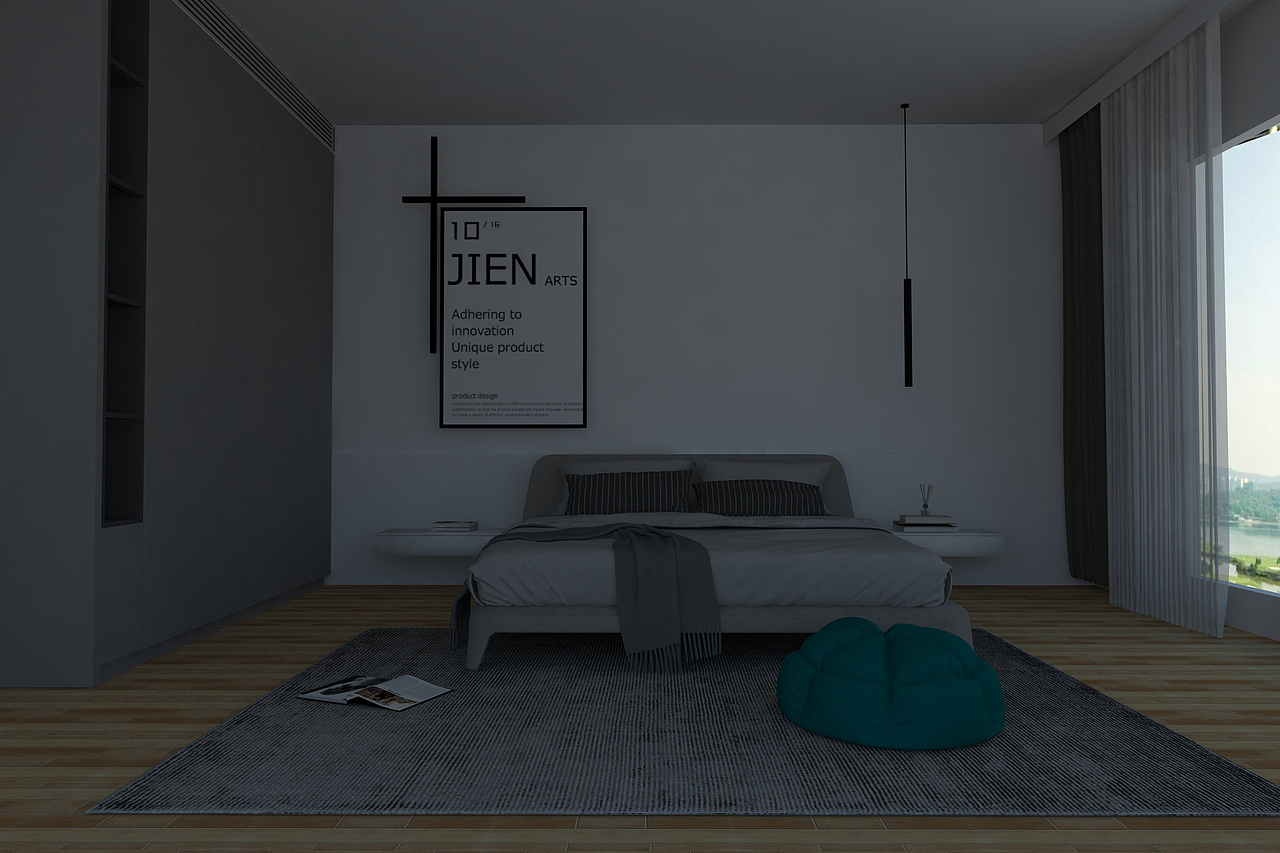寂静卧室客厅（图ZMjY5ODUzMzc2） - 其他三维 - 站酷设计师看思想动原创素材 - 站酷ZCOOL