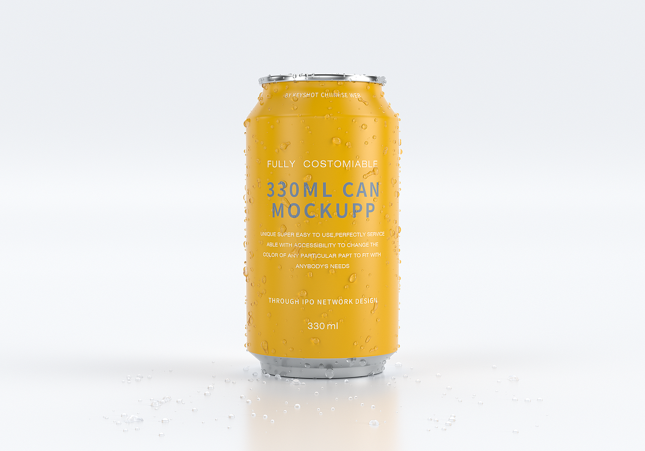 啤酒【酒水渲染】