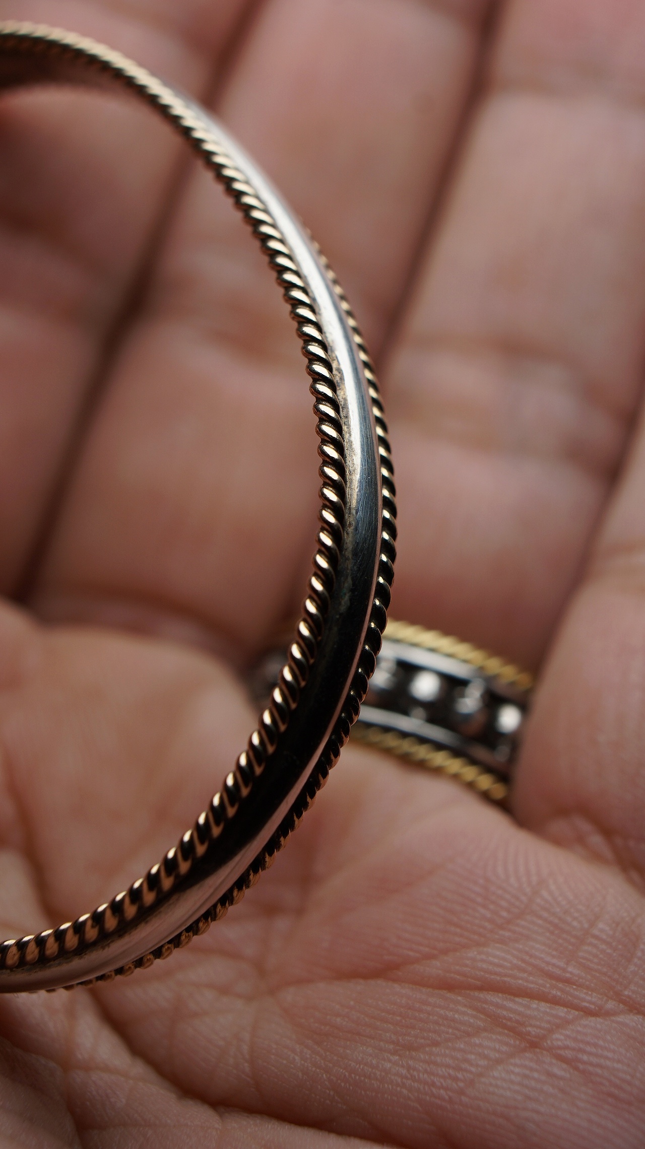 印第安纳瓦霍Navajo纯银手镯