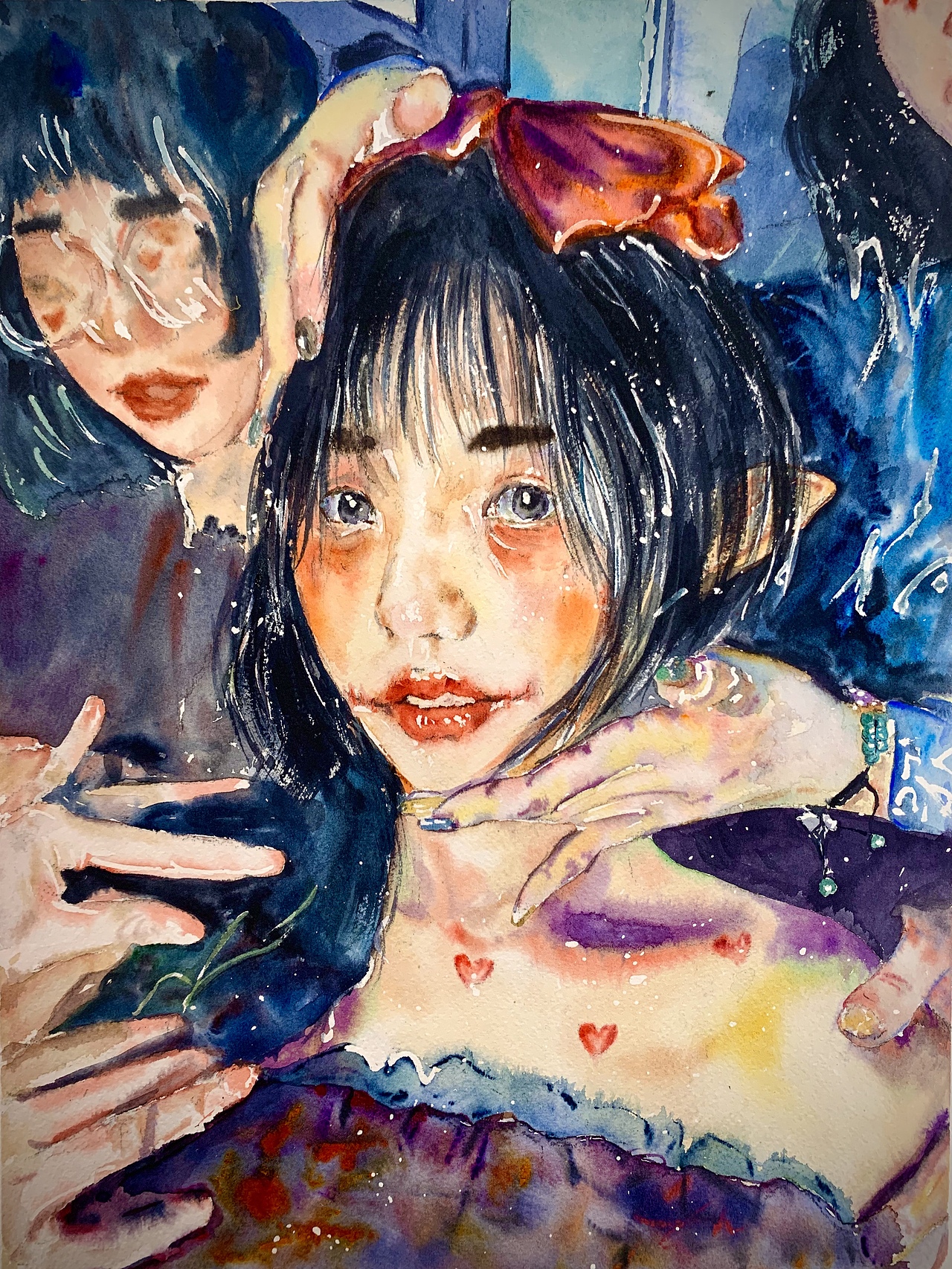 万圣节（图ZMjE2NzI3NDg4） - 绘画 - 站酷设计师笔者画心原创素材 - 站酷ZCOOL