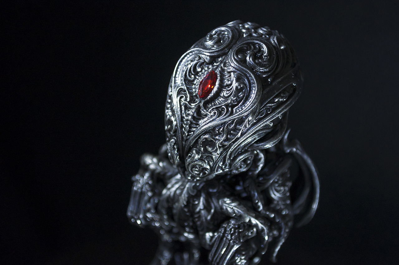 克苏鲁雕像|手工艺|手办/模玩|lzblzbgogo - 原创作品 - 站酷 (zcool)