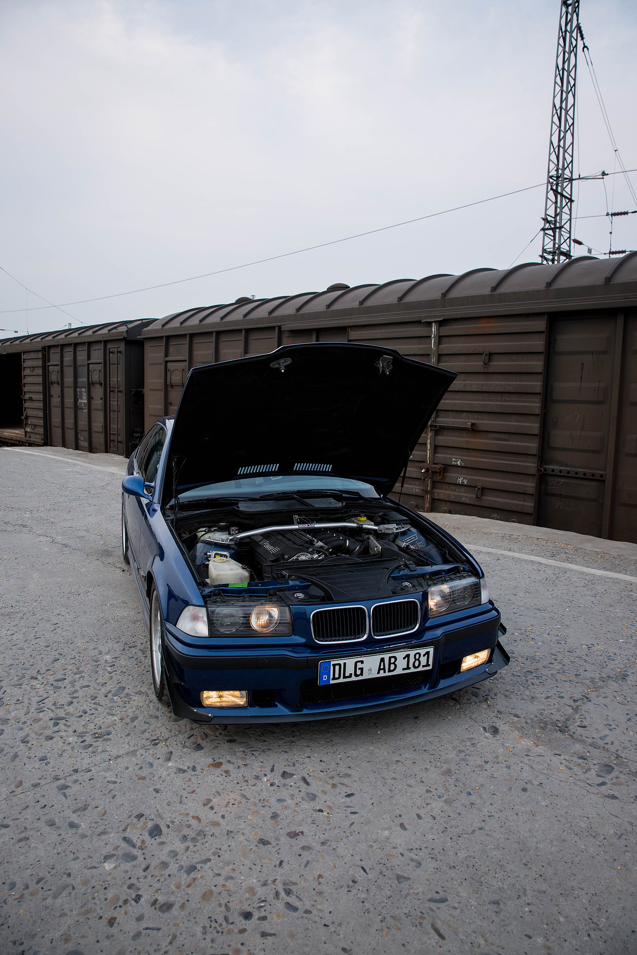 国内实拍系列-经典的宝马e36 m3 coupe