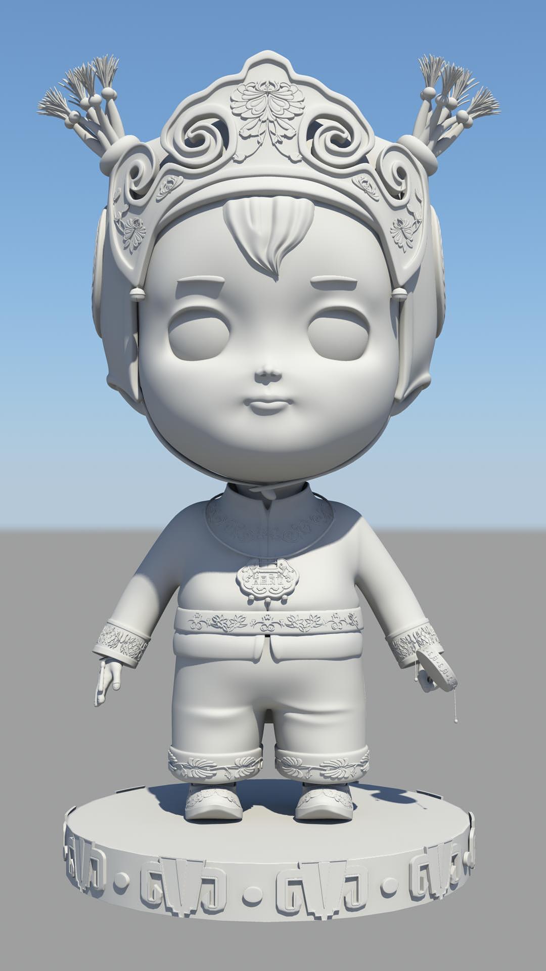 maya 建模 人物 |三维|人物/生物|5楼很会设计 - 原创作品 - 站酷