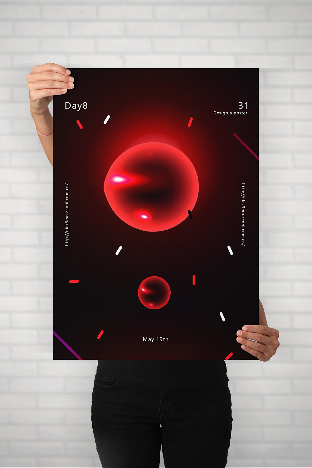 31 days | One day design a poster