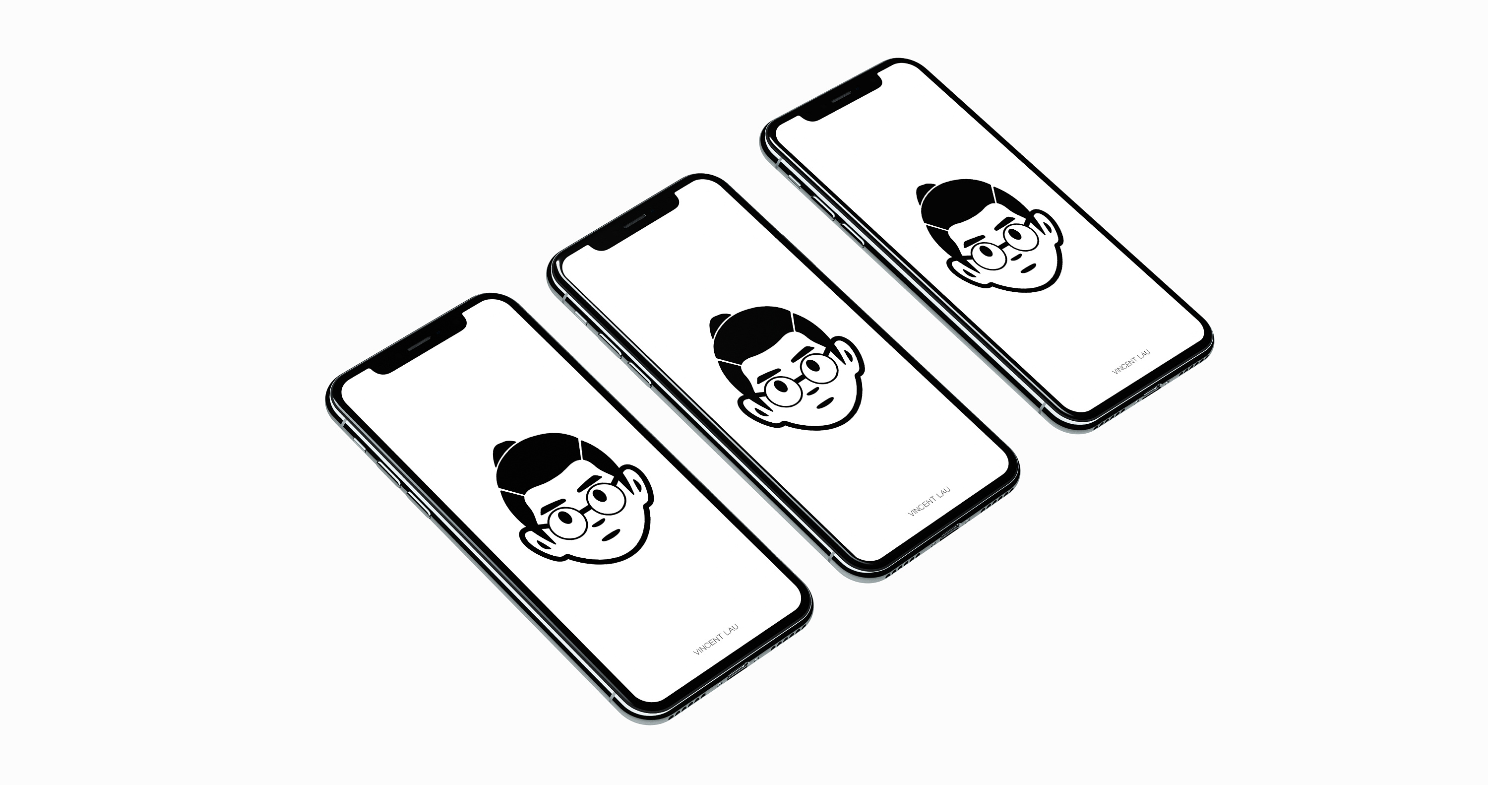 自制一枚noritake极简插画风格的头像