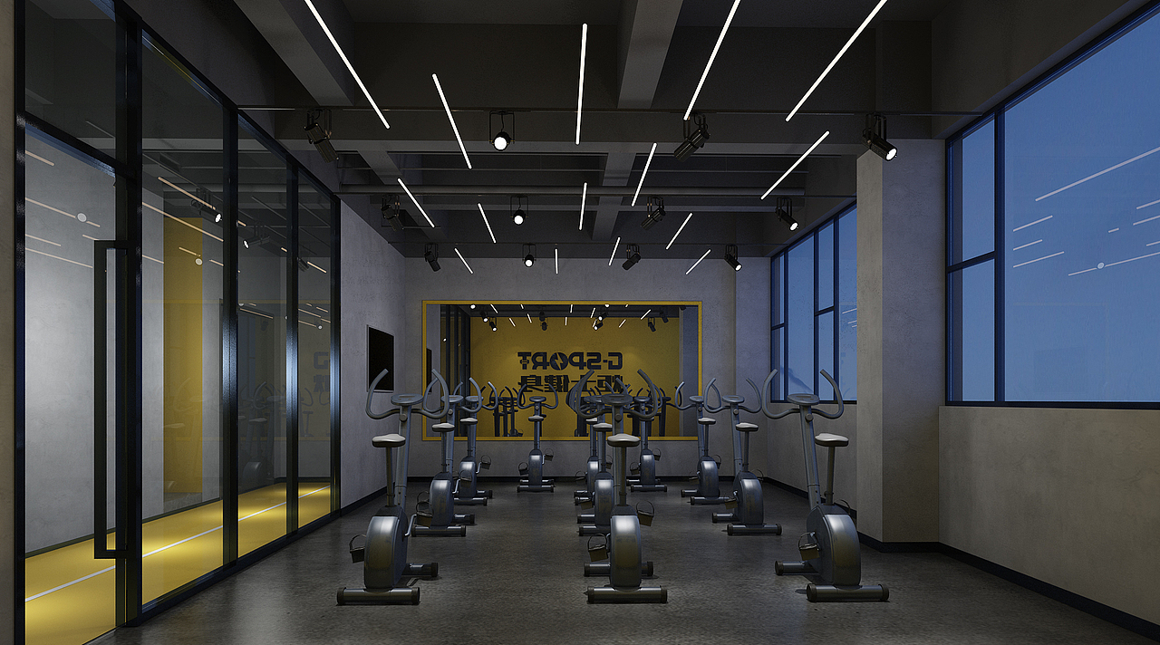 深圳健身房（图ZMTI3NTgwMTI0） - 家装设计 - 站酷设计师好一个色计师原创素材 - 站酷ZCOOL
