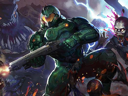 DOOM（个人主页-ZMzc1OTAyMzY=） - 创作习作 - 站酷设计师spawn478478原创素材 - 站酷ZCOOL