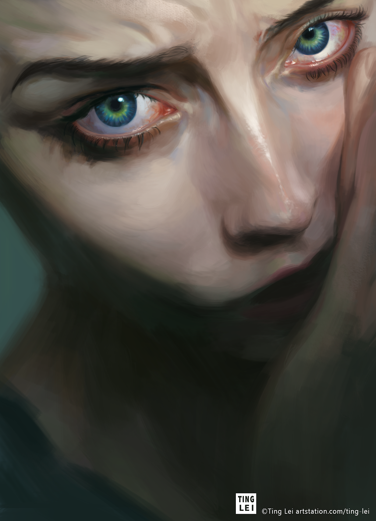 头像习作（图ZMTU5MzI5MDA4） - 创作习作 - 站酷设计师撤退冬眠原创素材 - 站酷ZCOOL