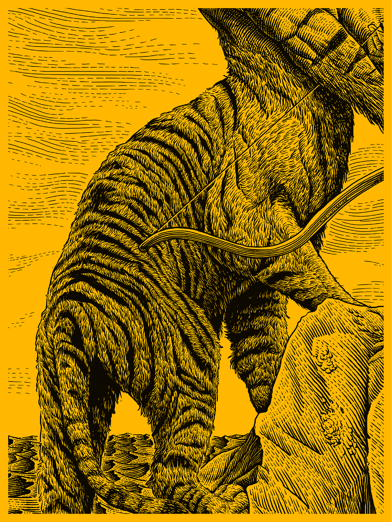 原创插画｜相当「虎」人（图ZMjgzMjU1NzYw） - 商业插画 - 站酷设计师花椒的Alex原创素材 - 站酷ZCOOL