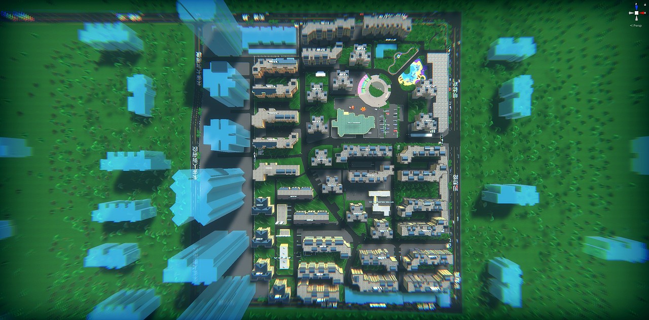 园区整体顶视图