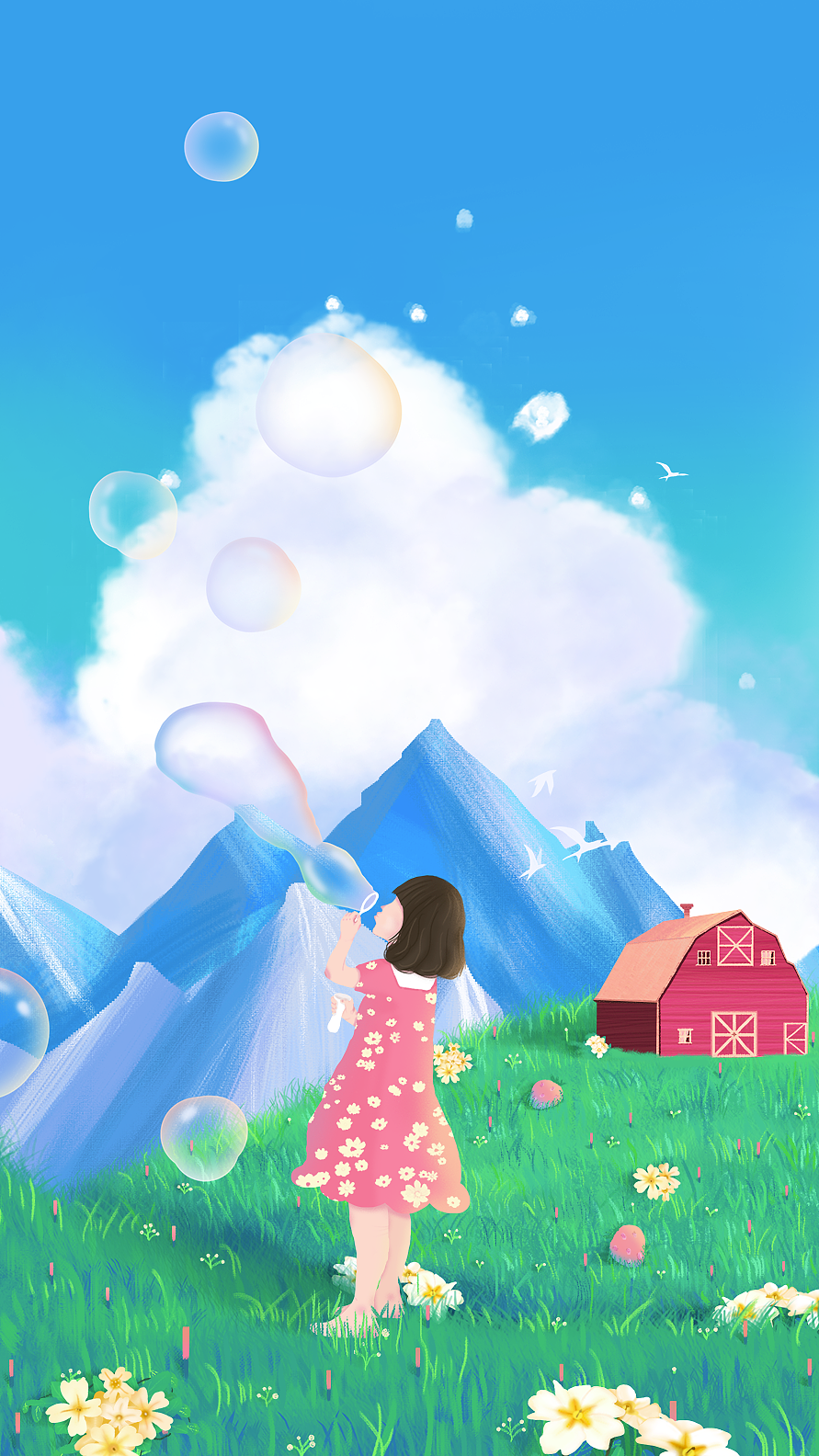 乐划锁屏 | 梦幻泡泡园（图ZMjY2MjEwNTU2） - 海报 - 站酷设计师嘉嘉0原创素材 - 站酷ZCOOL