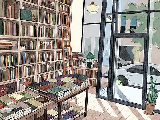 陽光書店（個人主頁-ZNTgxNzEyMjA=） - 兒童插畫 - 站酷設(shè)計師豆芽愛大風原創(chuàng)素材 - 站酷ZCOOL