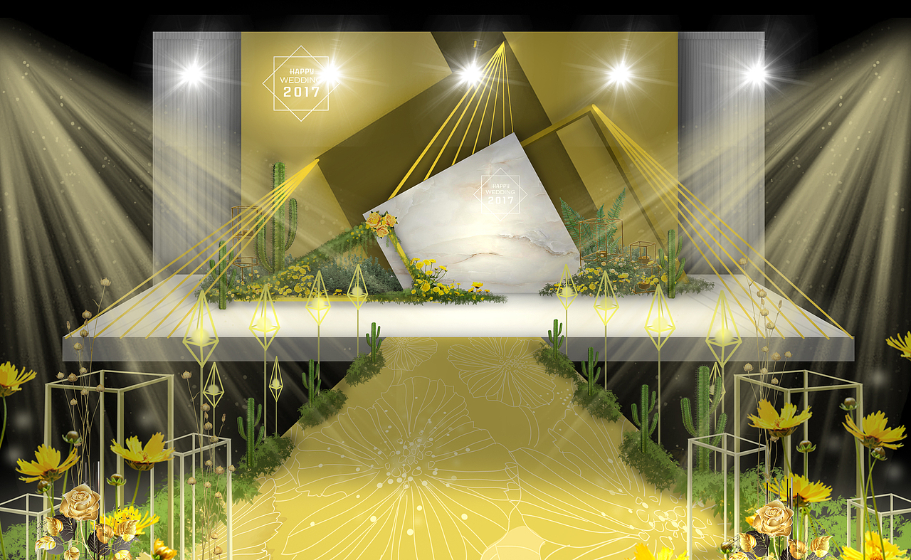 当柠檬爱上仙人掌（图ZOTkzMzg4Njg=） - 舞台美术 - 站酷设计师鲇鲇原创素材 - 站酷ZCOOL